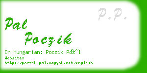 pal poczik business card